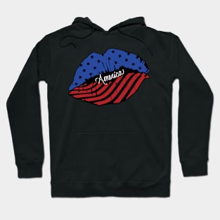 America kiss Hoodie